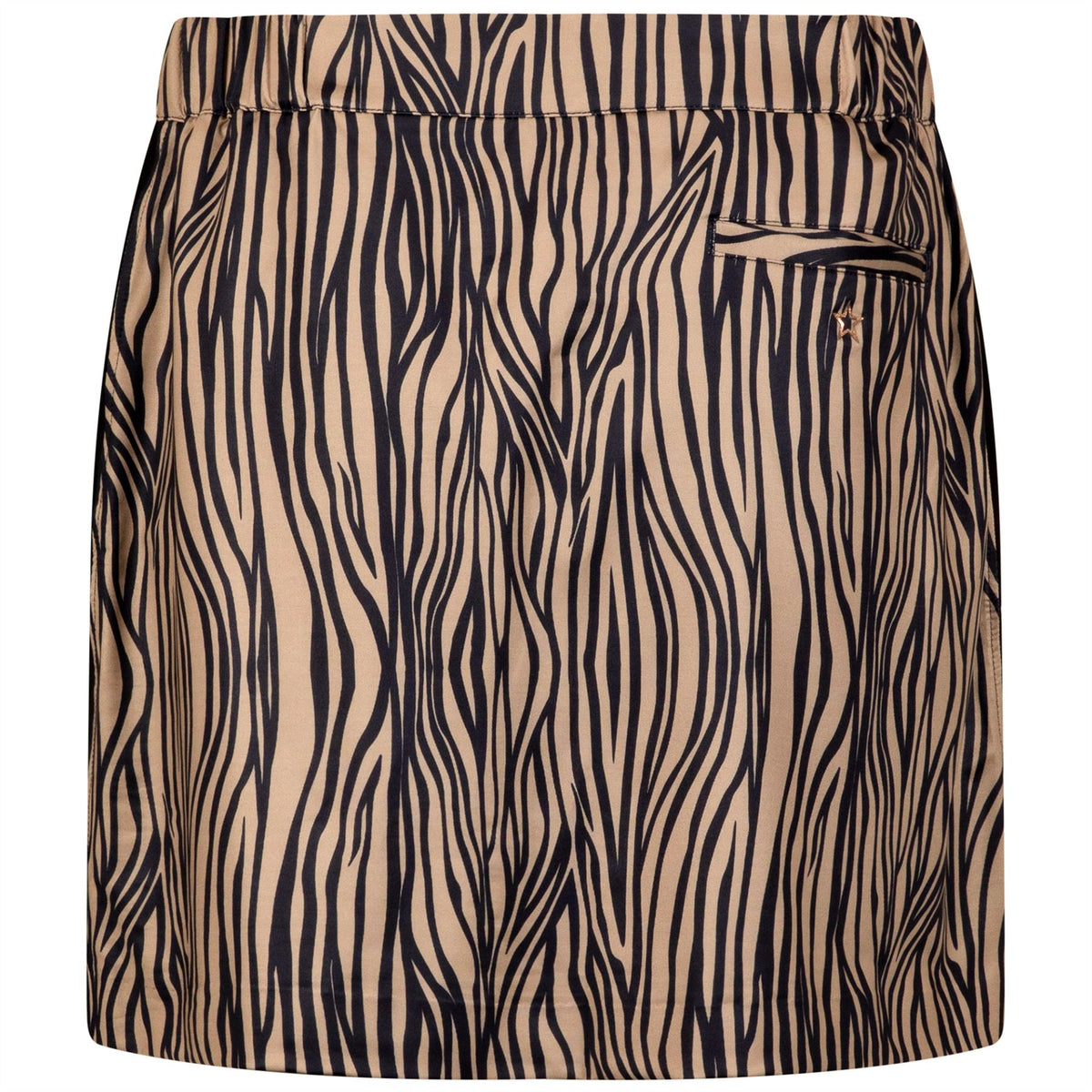 Womens The Zebra Print Skort Navy