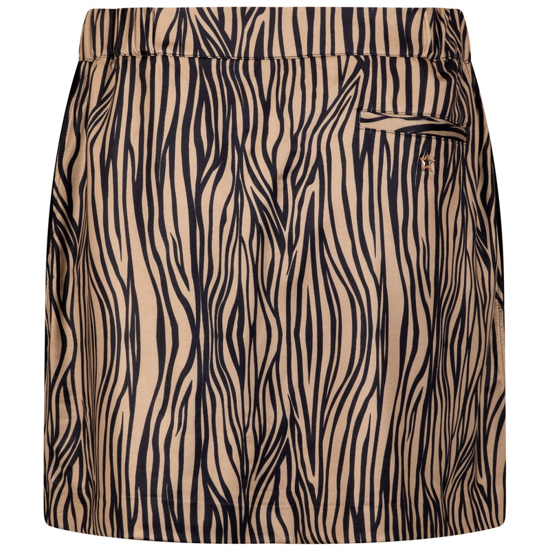 Womens The Zebra Print Skort Navy