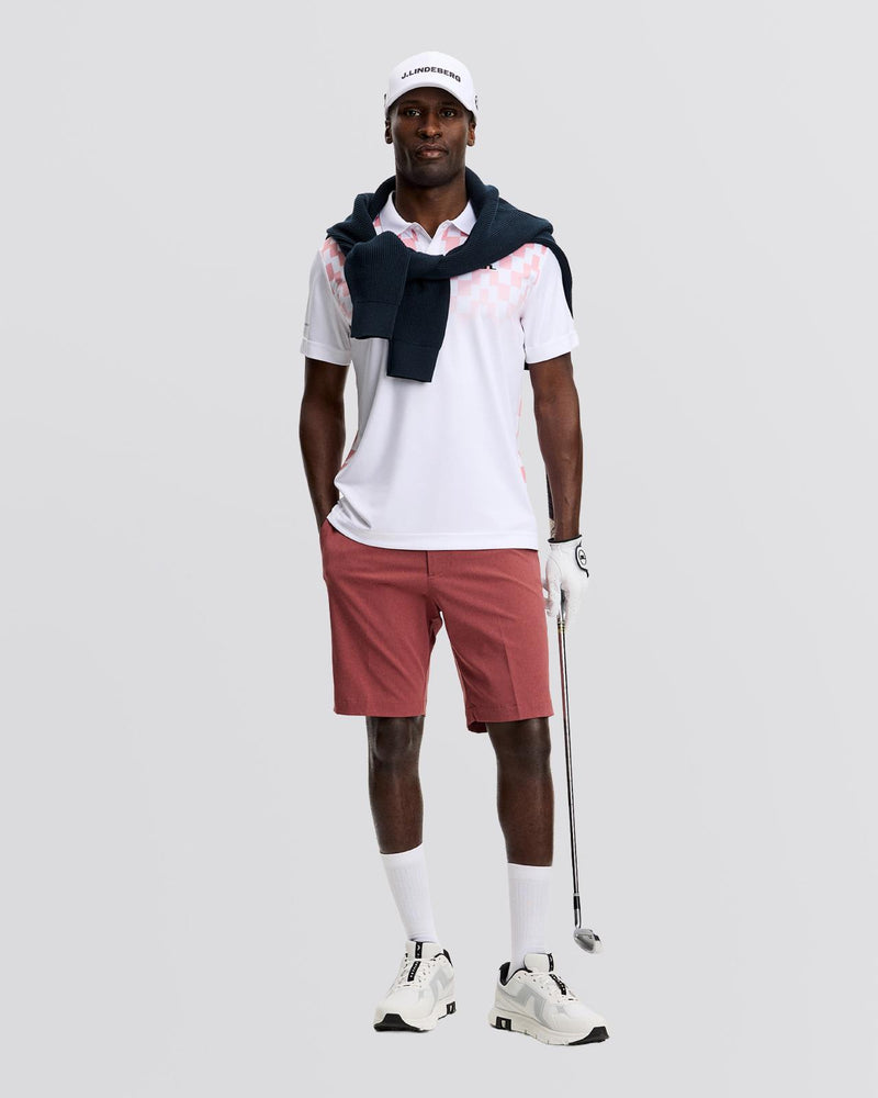 Finn Print Polo Finn Fade White Pink