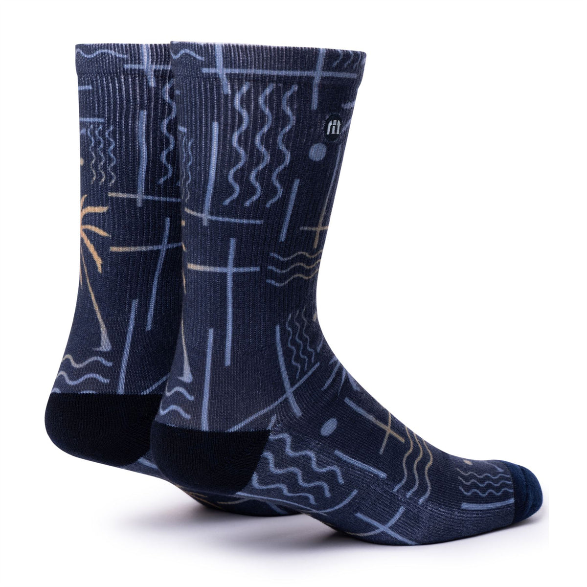 Over The Falls Socks Total Eclipse
