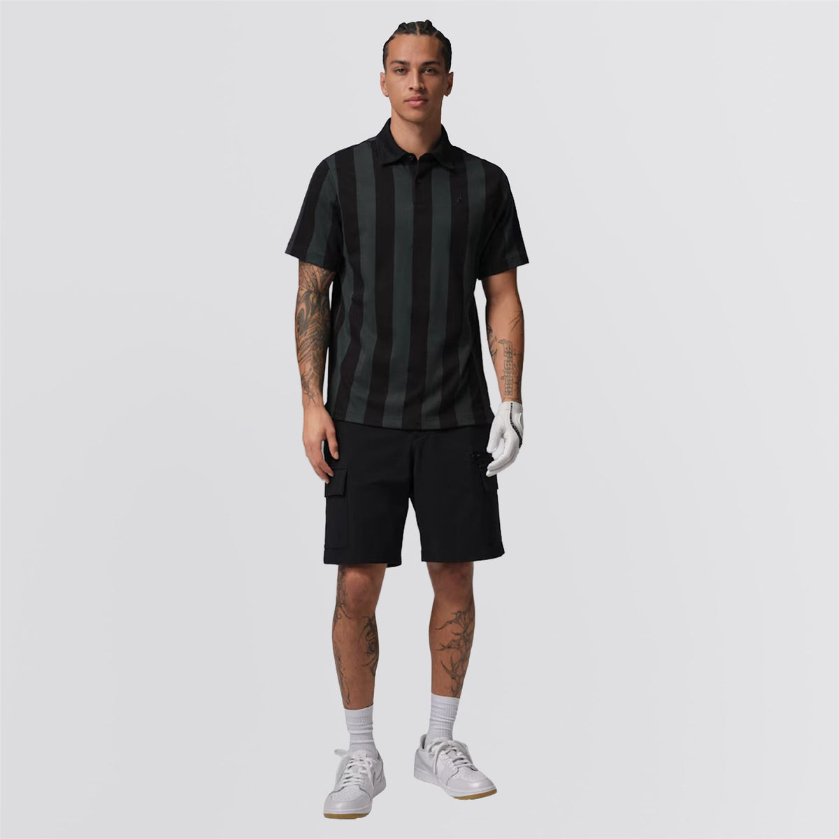 Jordan Dri-FIT Printed Golf Polo Black/Off Noir