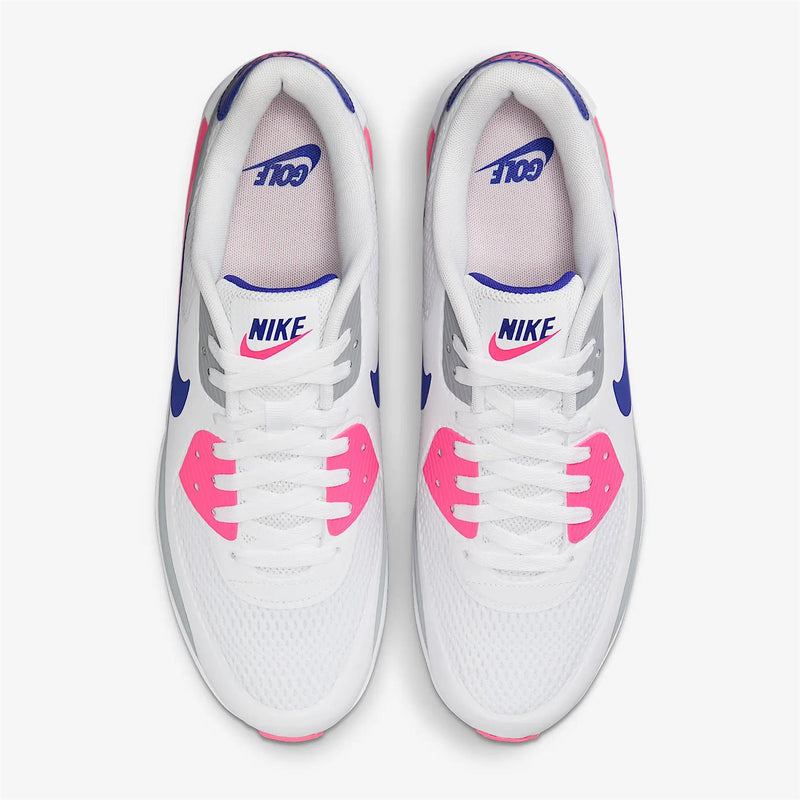 Air Max 90G Golf Shoes White/Concord/Laser Pink