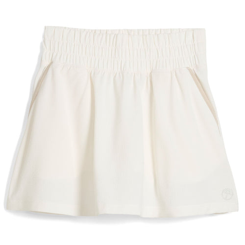 x AP Womens Sandy Seersucker Skort Warm White - SS25