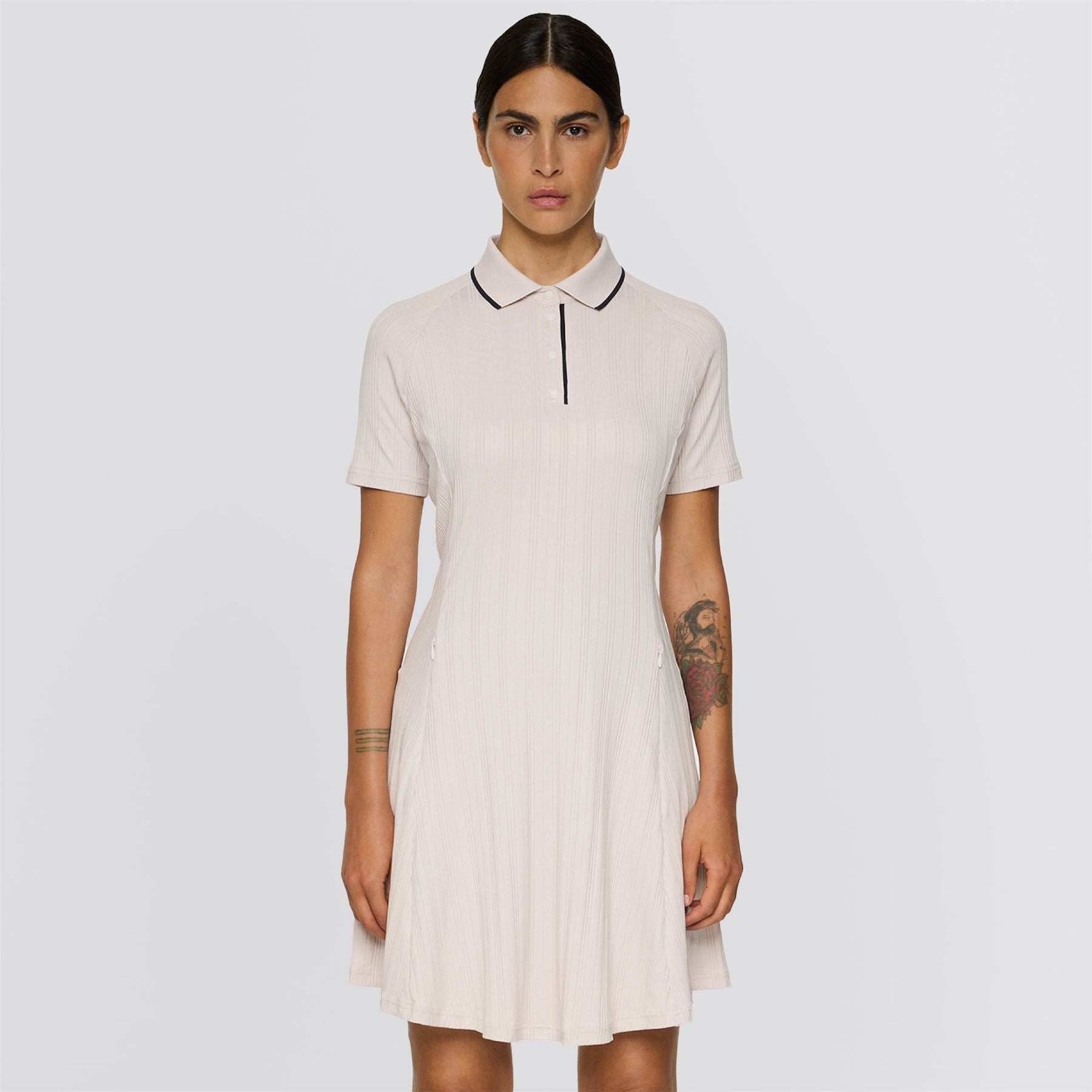 Womens Dorinda Dress Gray Lilac