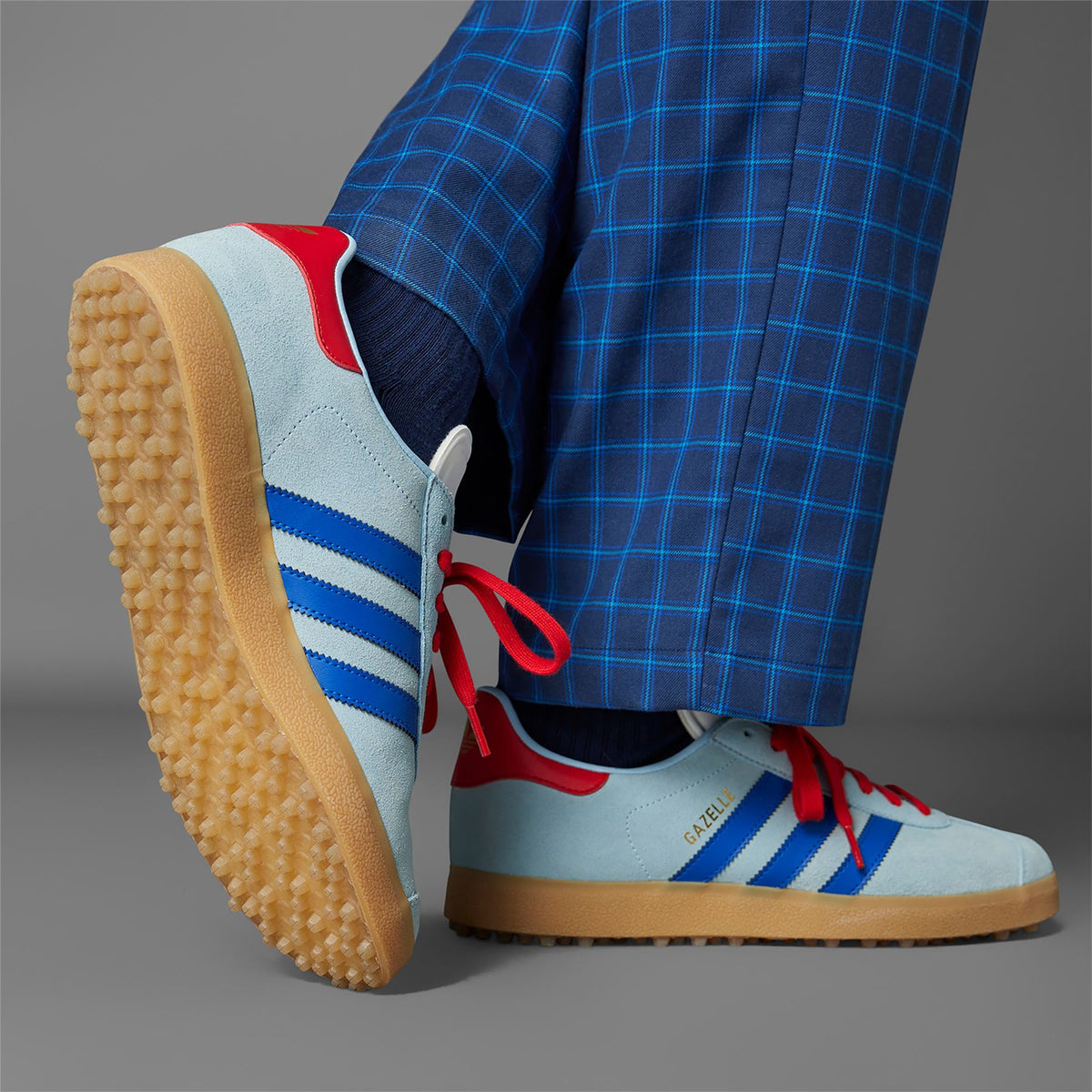 Gazelle Spikeless Golf Shoes Clear Sky/Blue