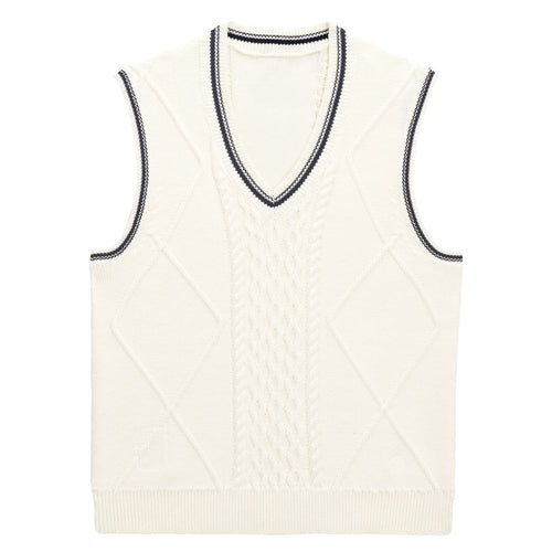 x AP Womens Sweater Vest Warm White - SS25