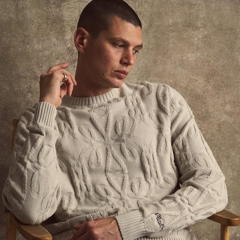 Monaco Knit Sweater Ivory