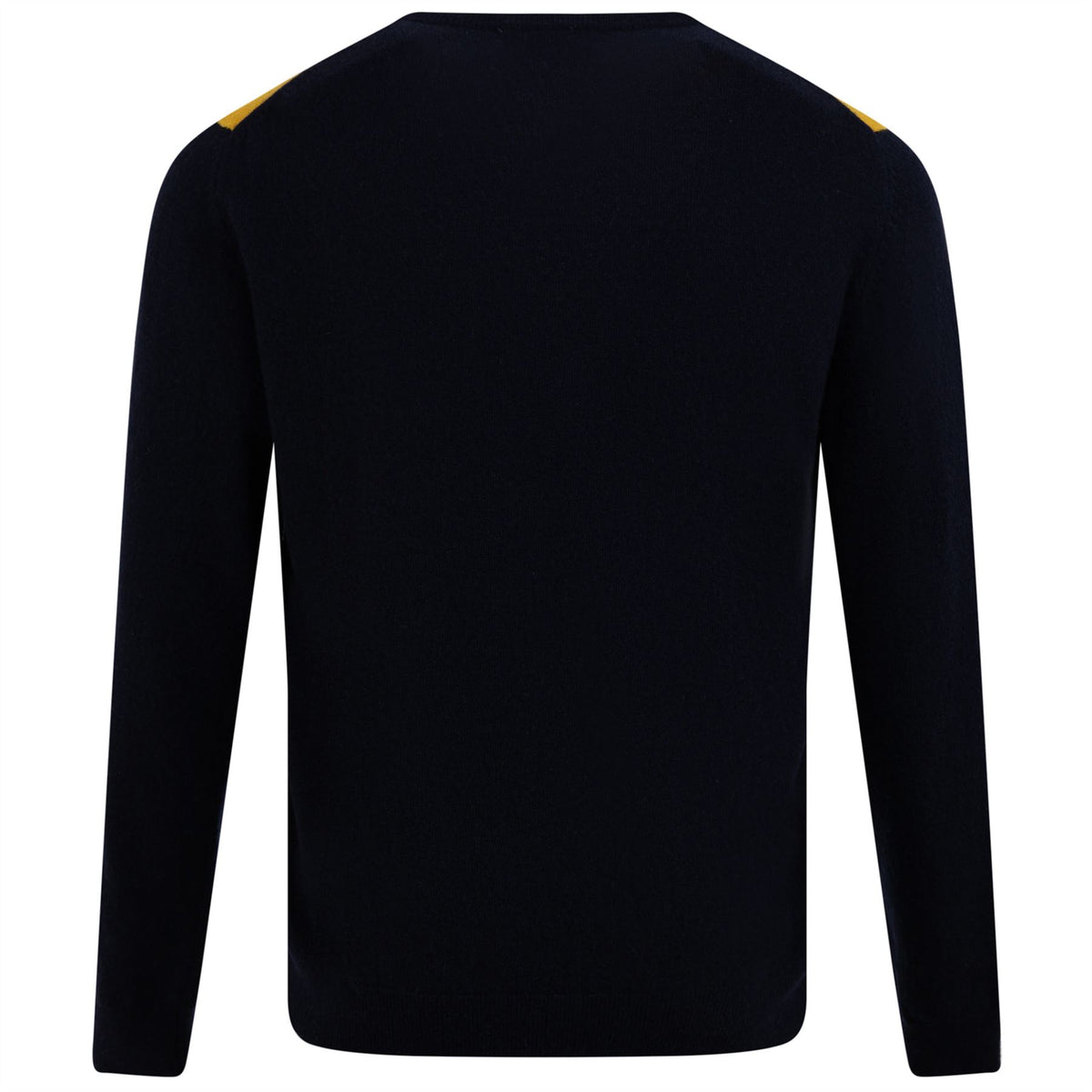Vertical Stripe Knit Navy/Mustard