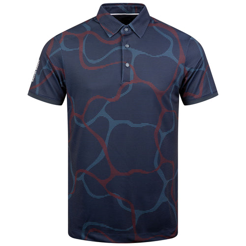 Markos Ventil8+ Polo Shirt Navy/Orange - AW23