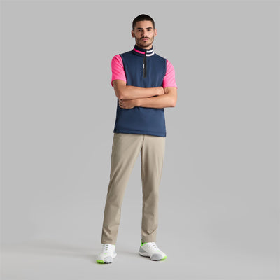 Double Knit Pique Vest Atlantic