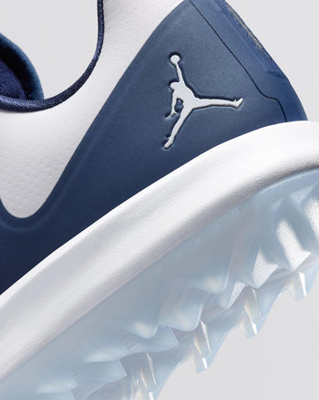 Jordan ゴルフシューズ ホワイト/ネイビー Jordan Golf Grind Spikeless Golf Shoes White/Midnight Navy