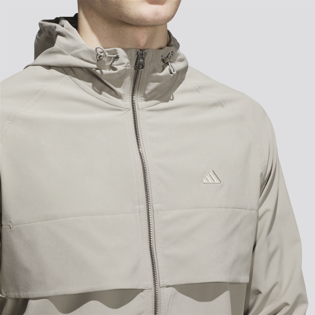 Go-To Full Zip Windbreaker Putty Beige
