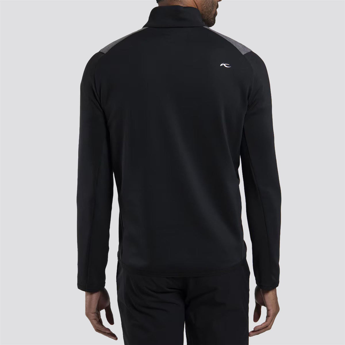 Release Half Zip Mid Layer Black/Black Melange