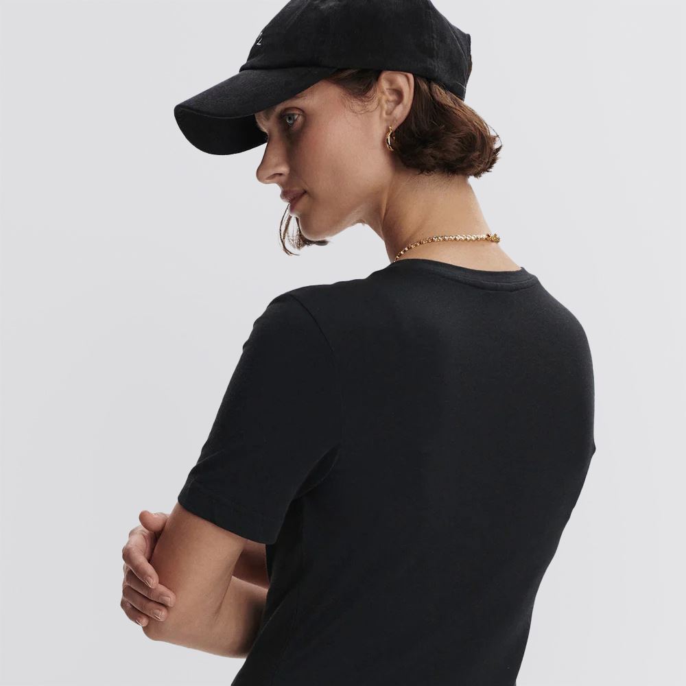Womens Regina Fitted Tee Black