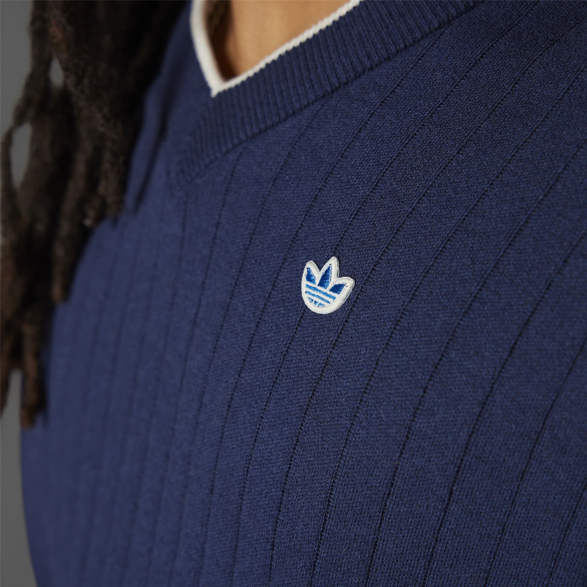 Cashmere Knit Sweatshirt Night Indigo