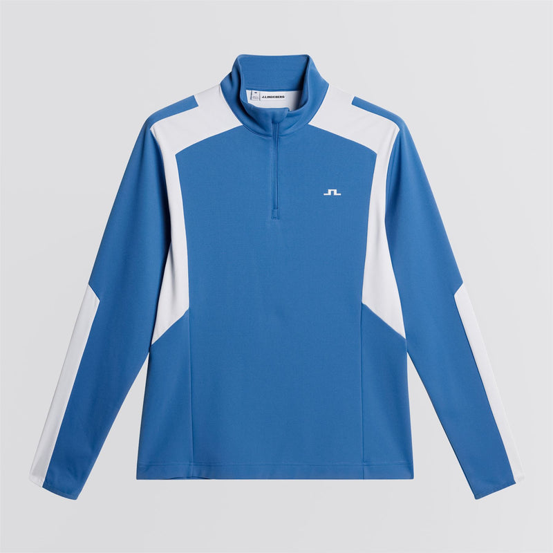 Lukas Quarter Zip Mid Layer Federal Blue