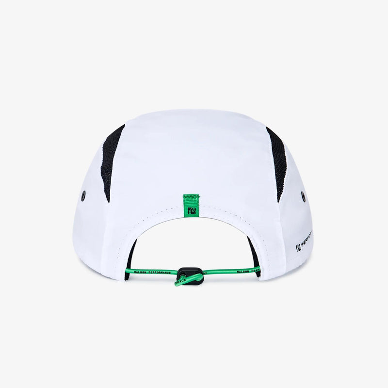 Performance Mesh Panel Bungee Hat White/Silver