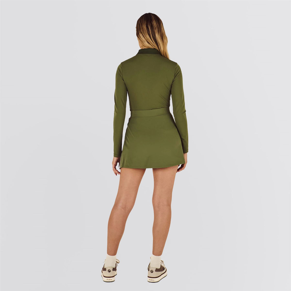 Womens Baseline Skirt Olivine
