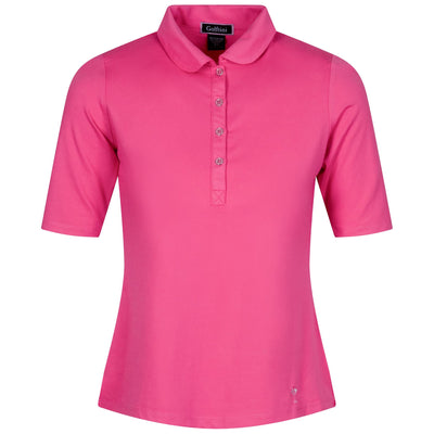 Womens Fabulous Elbow Polo Hot Pink - SS24