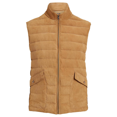 Tissue Suede Inulated Vest Desert Khaki - AW24