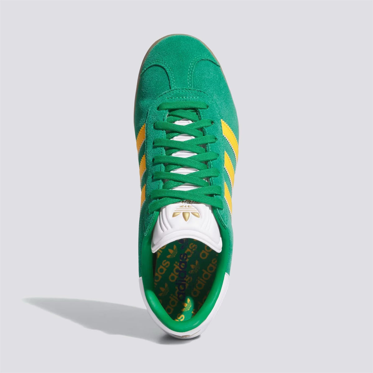 Gazelle Spikeless Golf Shoes Green/Crew Yellow/Footwear White