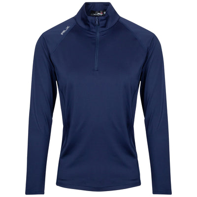 Womens Jersey Quarter-Zip Pullover French Navy - SS23