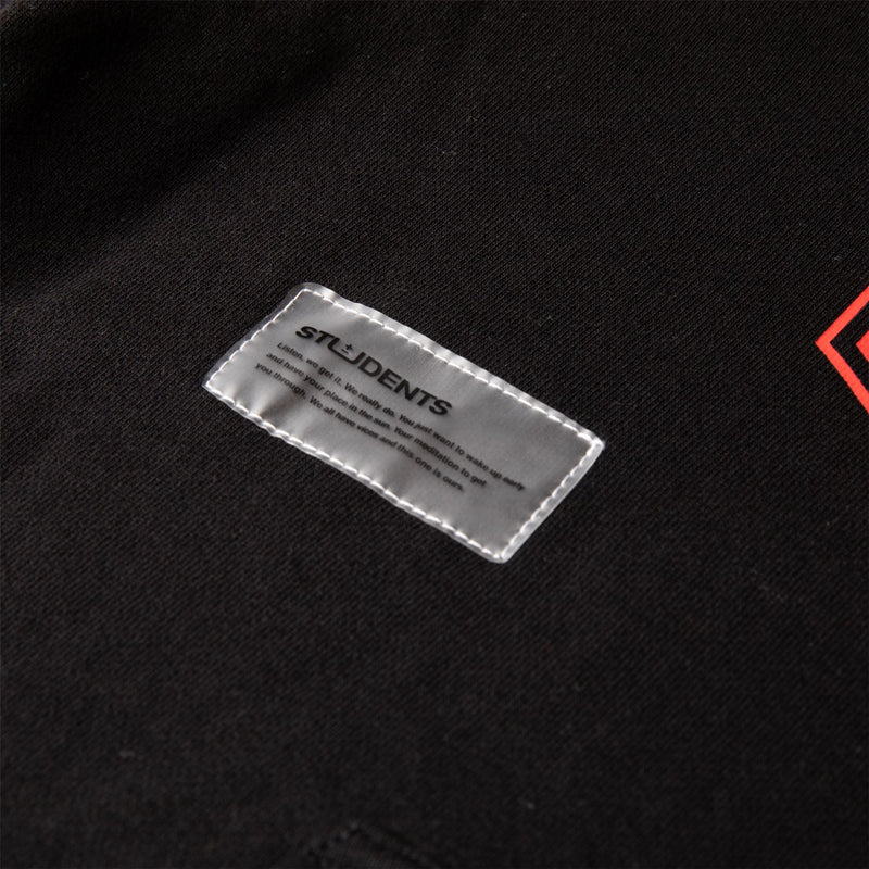 Uni Pullover Hoodie Black