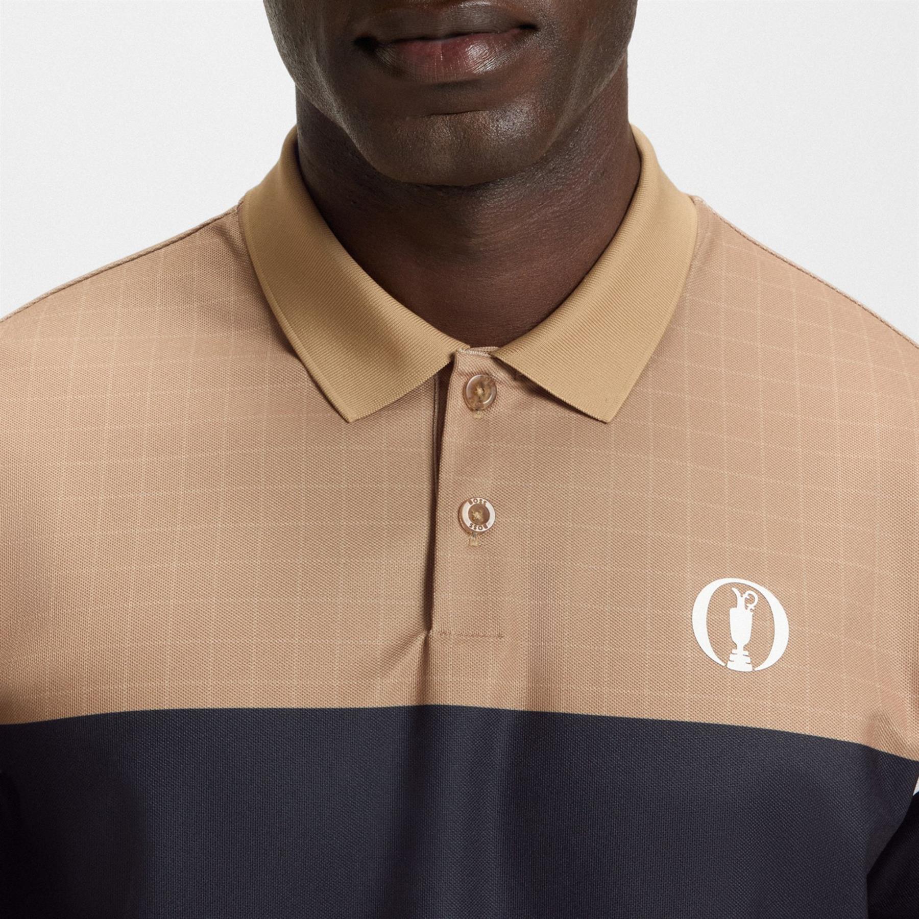 BOSS Paddy The Open 25 Polo Brown/Black | TRENDYGOLF USA