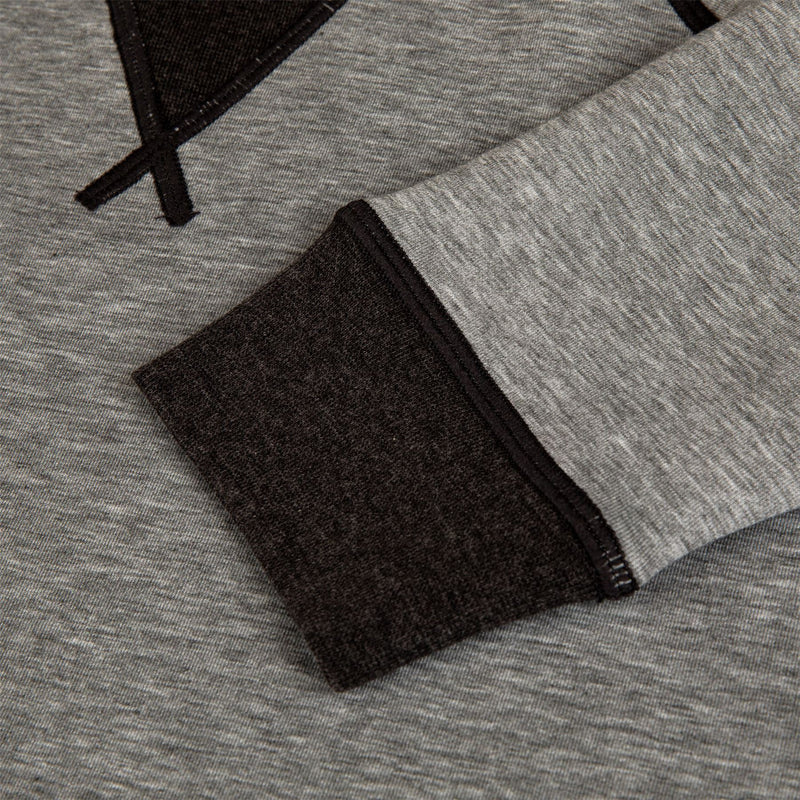 Hynds Raglan Crewneck Sweater Light Gray Heather/Charcoal