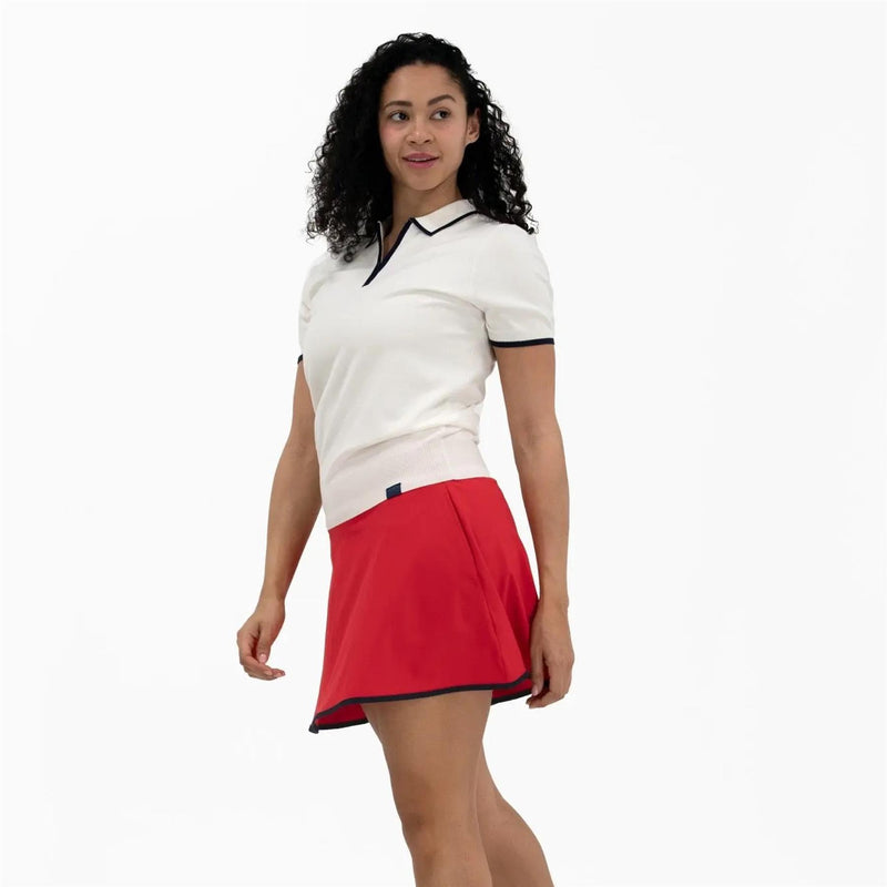 Womens Flare Skirt Red
