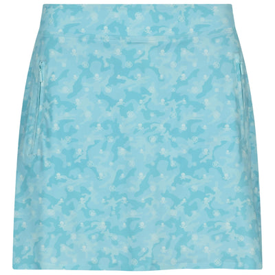 Womens Icon Camo Silky Tech Nylon A-Line Skort Powder