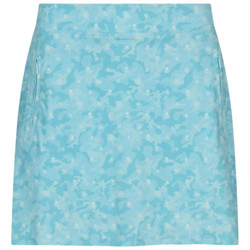 Womens Icon Camo Silky Tech Nylon A-Line Skort Powder