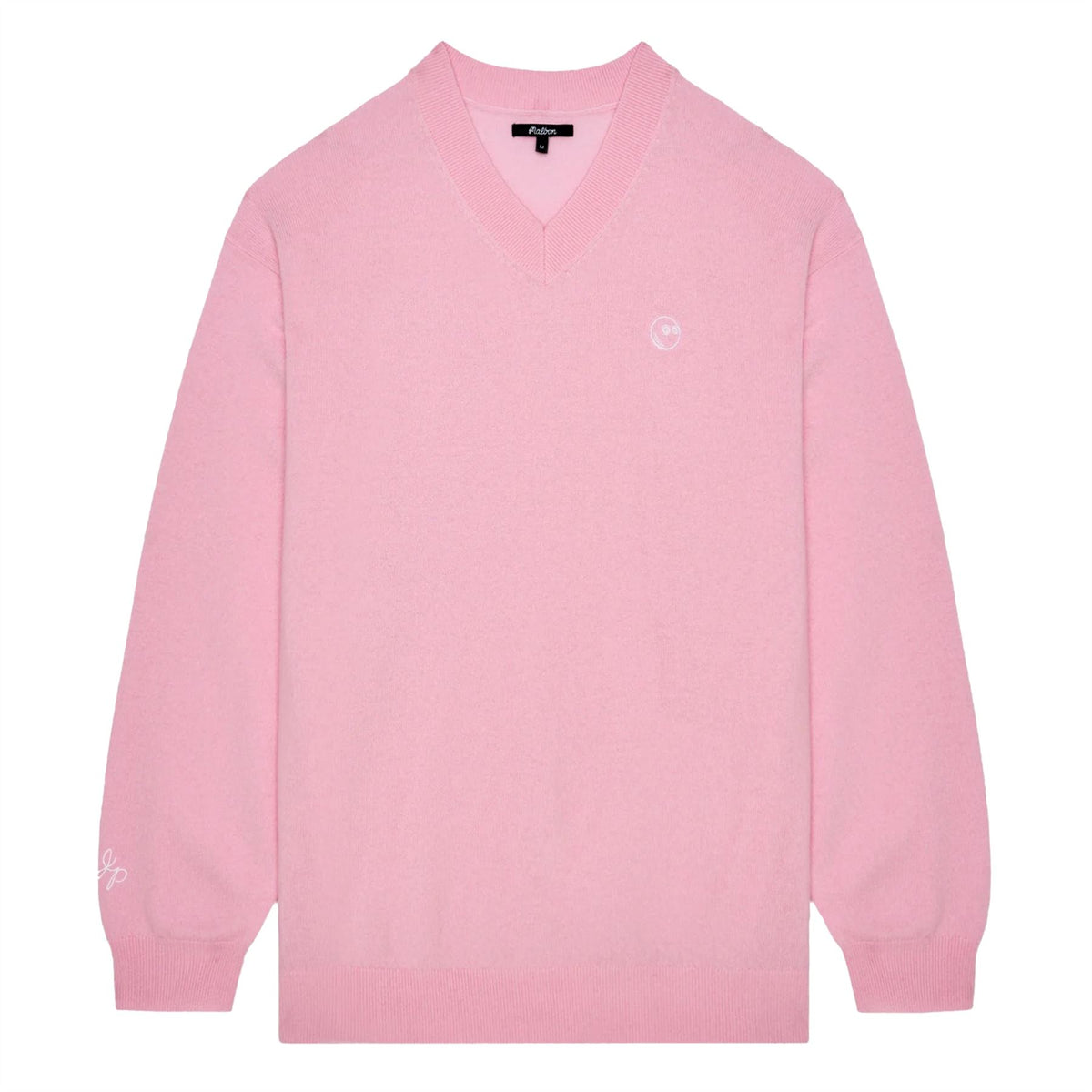x Jesper Parnevik V-Neck Merino Wool Sweater Pink