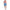 Tailored Fit Sleeveless Mesh Polo Shirt Pink/Blue