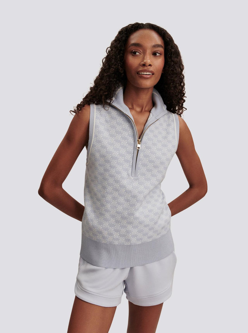 Womens Vincent Half Zip Knit