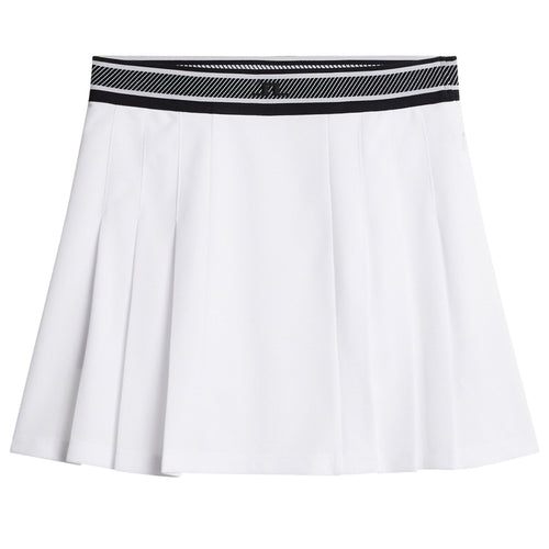 Womens Harlow Light Pique Skirt White - SS25