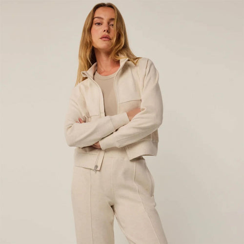 Womens Ojai Full Zip Mid Layer Dove Heather