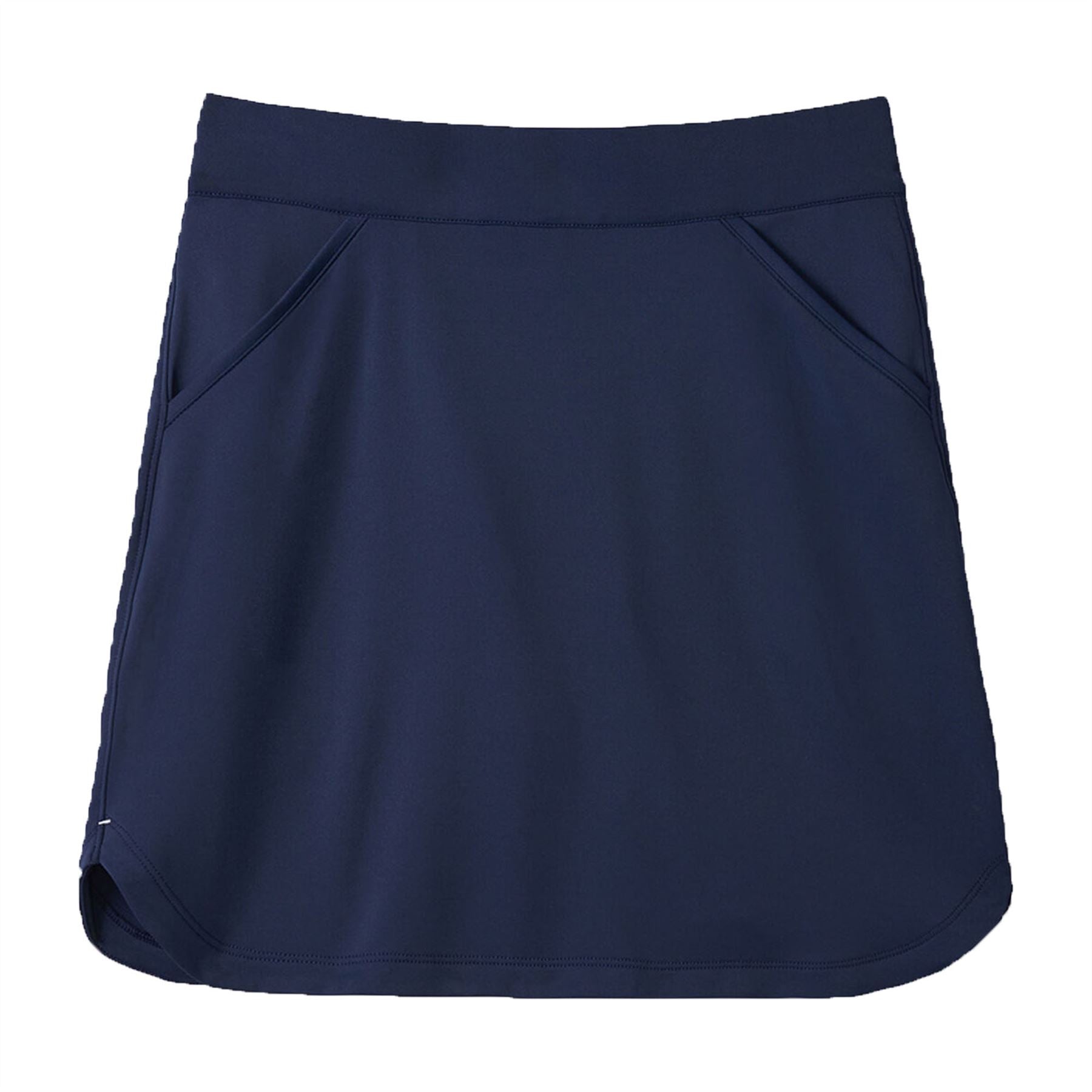 Womens Alice Petal Hem Skort Navy