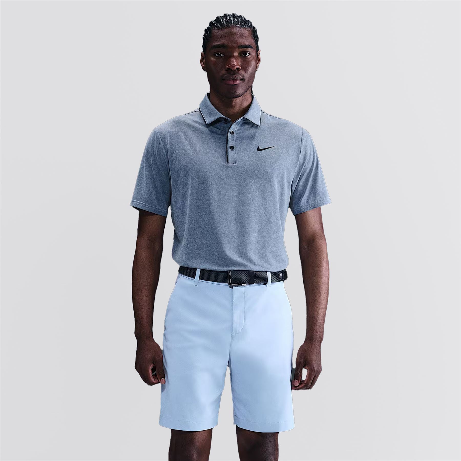 Dri-FIT Tour Piping Polo Light Armory Blue/Black