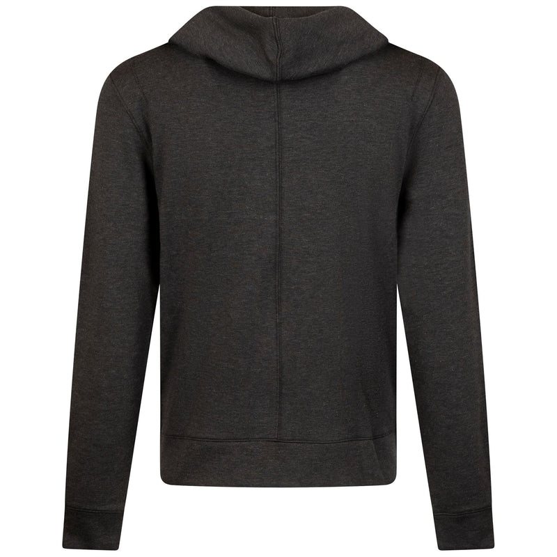 Womens Cloud Zip Hoodie Heather Black