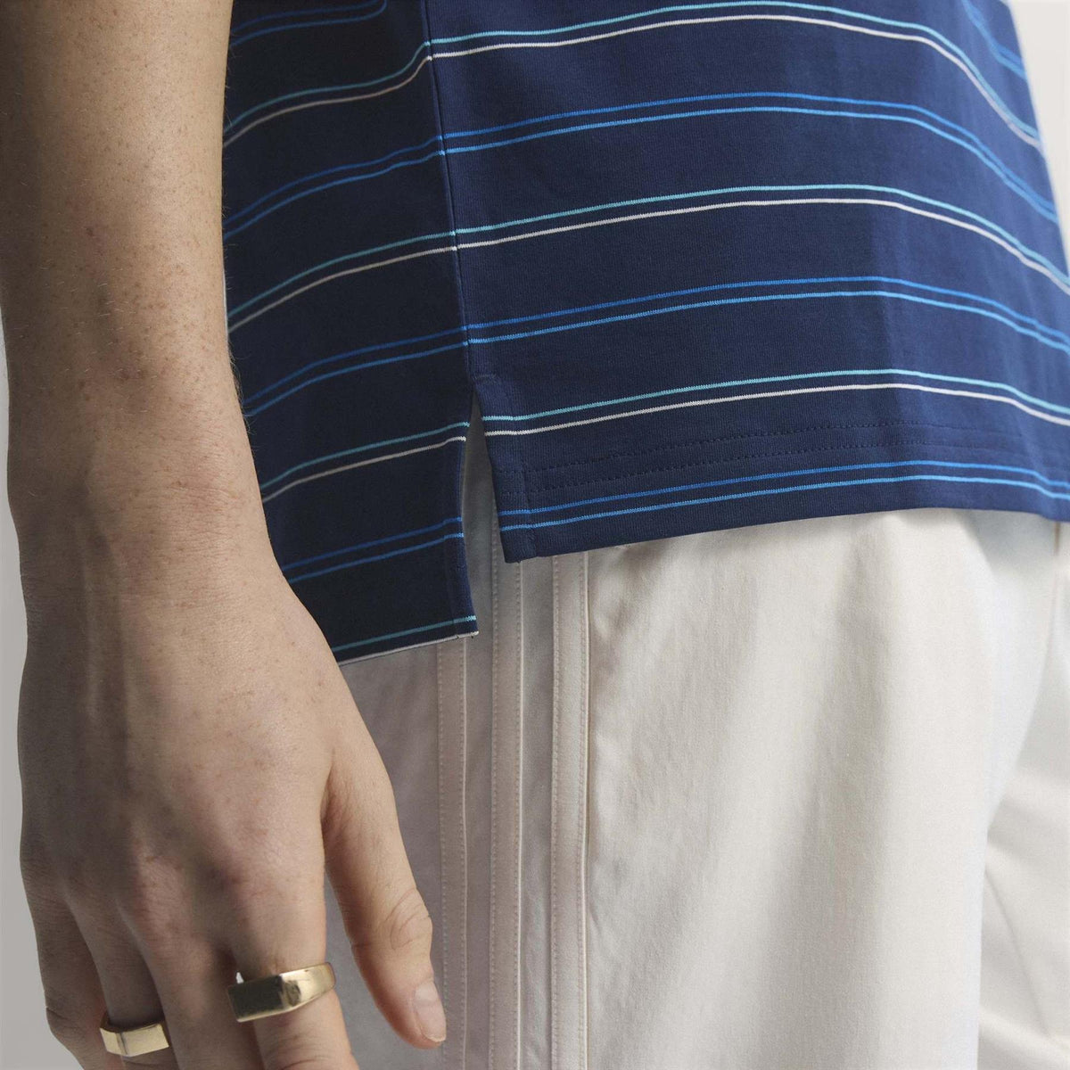 Originals Archive Stripe Polo Night Indigo