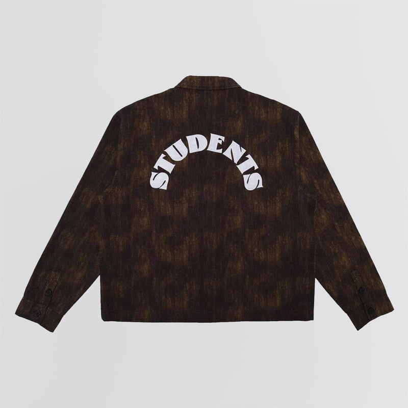 Kennedy Camo Twill Chore Jacket Brown