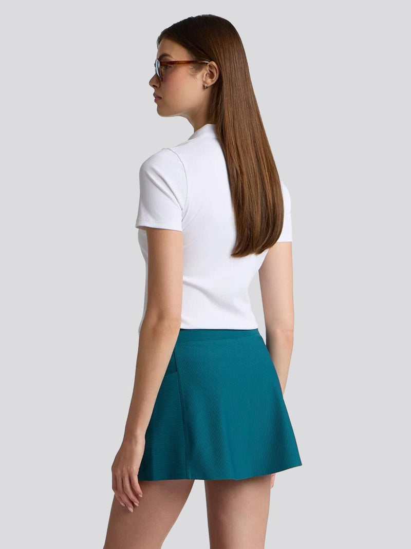 Womens 2 Tone Knockout A-Line Skort Marine Teal