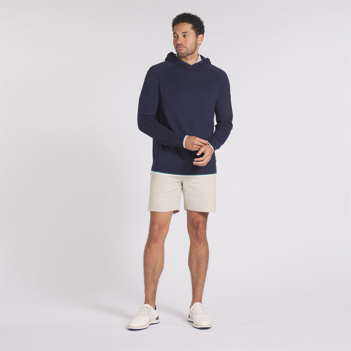 x AP Knit Hoodie Deep Navy