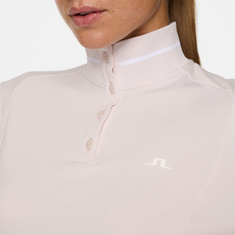 Womens Hertta LS Polo Gray Lilac