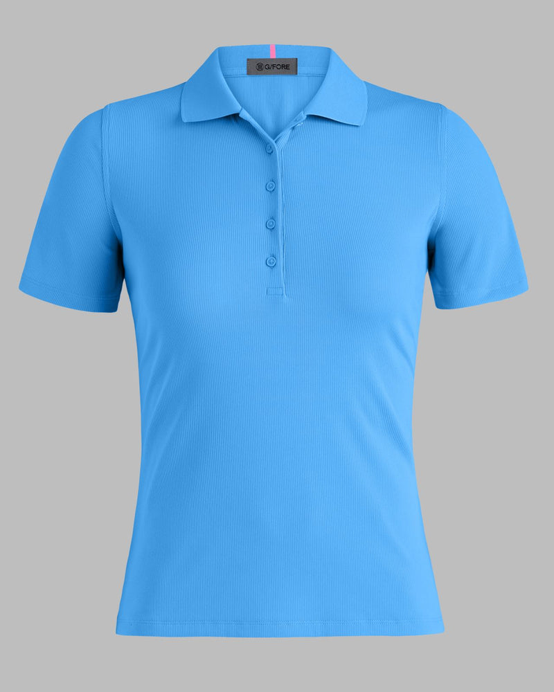 Tech Nylon Rib Polo Azul