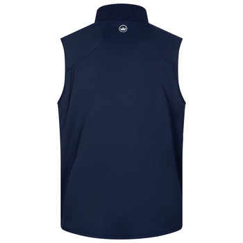 Peter Millar Performance Seersucker Hyb Vest Navy | Vests