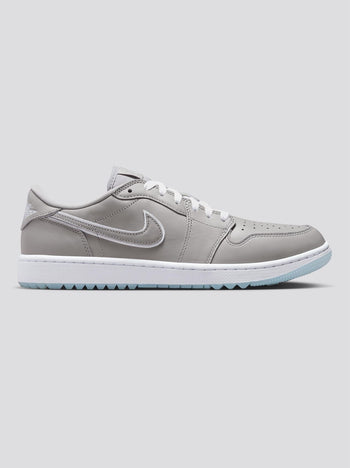 Jordan Golf Air Jordan 1 Low Spikeless Golf Shoe Medium Grey/White