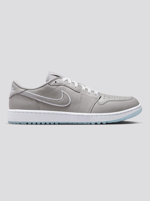 Air Jordan 1 Low Spikeless Golf Shoe Medium Grey/White/Blue Tint