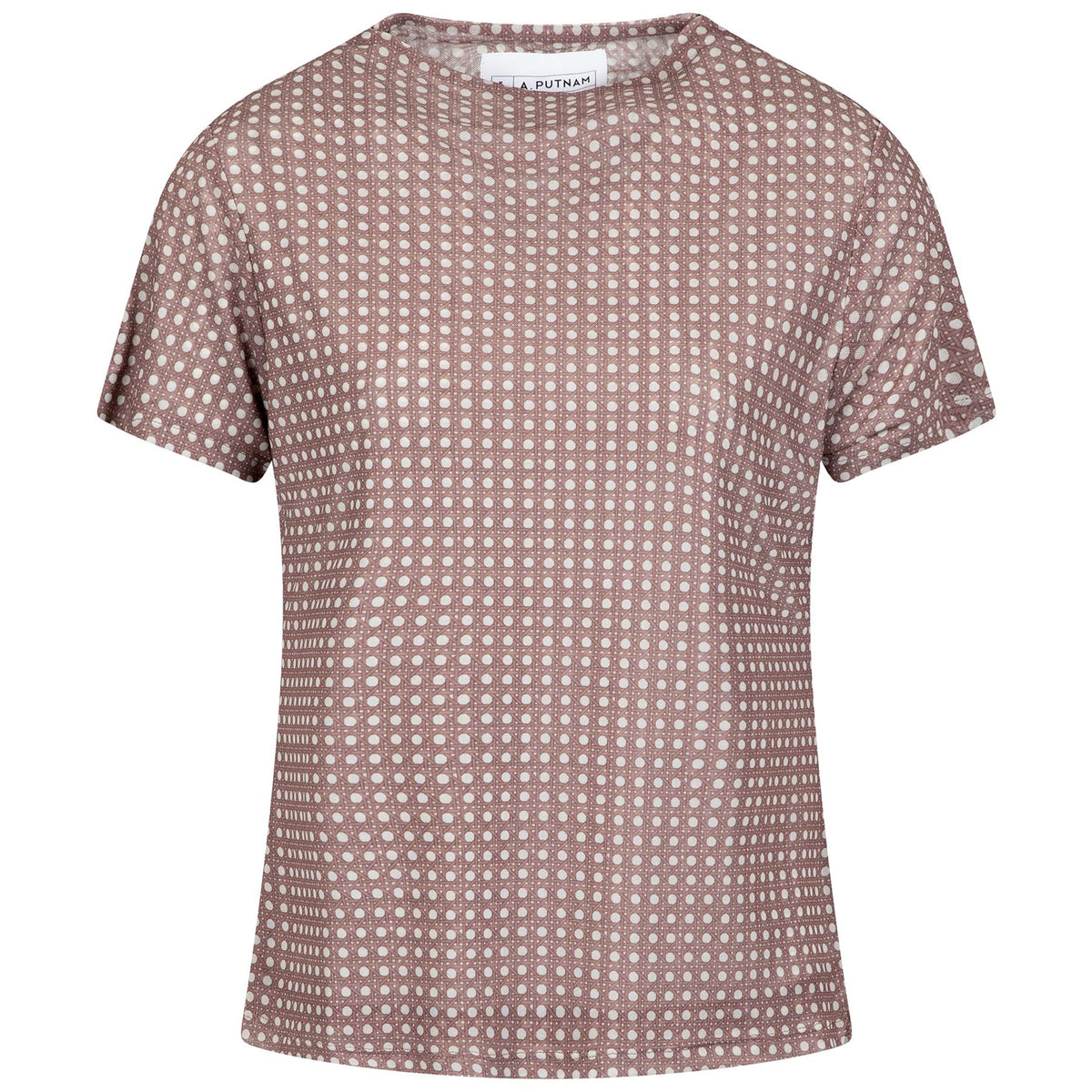 Womens Sentry UPF SS Top Mauve Rattan